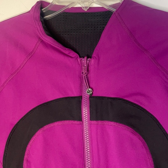 Bliss Jacket Reversible Black/ Regal Plum Mesh - Picture 3 of 15
